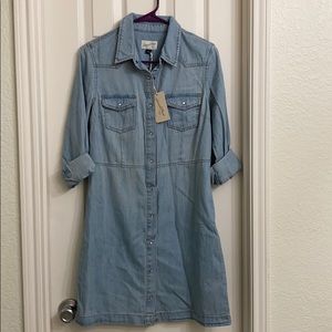 Women’s Long Sleeve Western Denim Dress